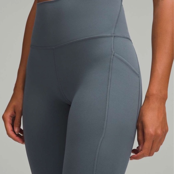 Lululemon Align High-Rise Crop with Pockets 23" in Oil Grey (Size 2) - Picture 2 of 11
